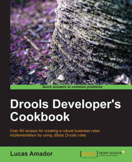 Lucas Amador - Drools Developers Cookbook