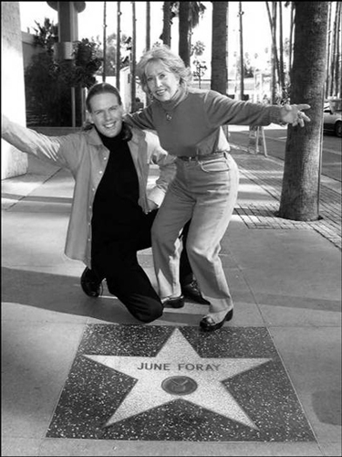 Heres my star on the Hollywood Walk of Fame appropriately enough right next to - photo 2