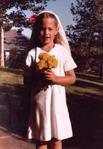 Me at age 6 dressed as a bride for marriage day at camp That same summer I won - photo 3