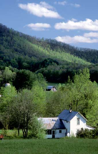 Countryside near Cherokee The Smokies viewed from a back road near - photo 10