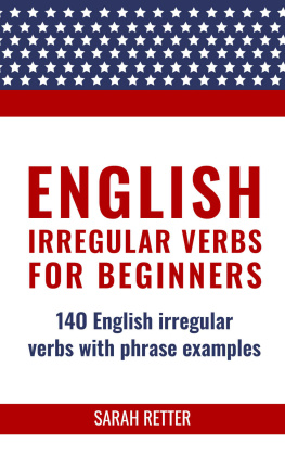 Retter - ENGLISH: IRREGULAR VERBS FOR BEGINNERS