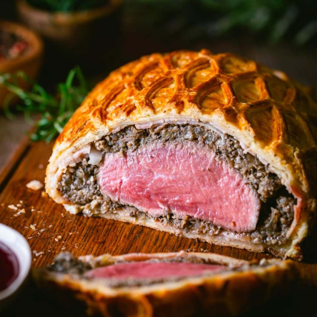 Beef Wellington is a dish mostly made on special occasions a festive holiday - photo 1