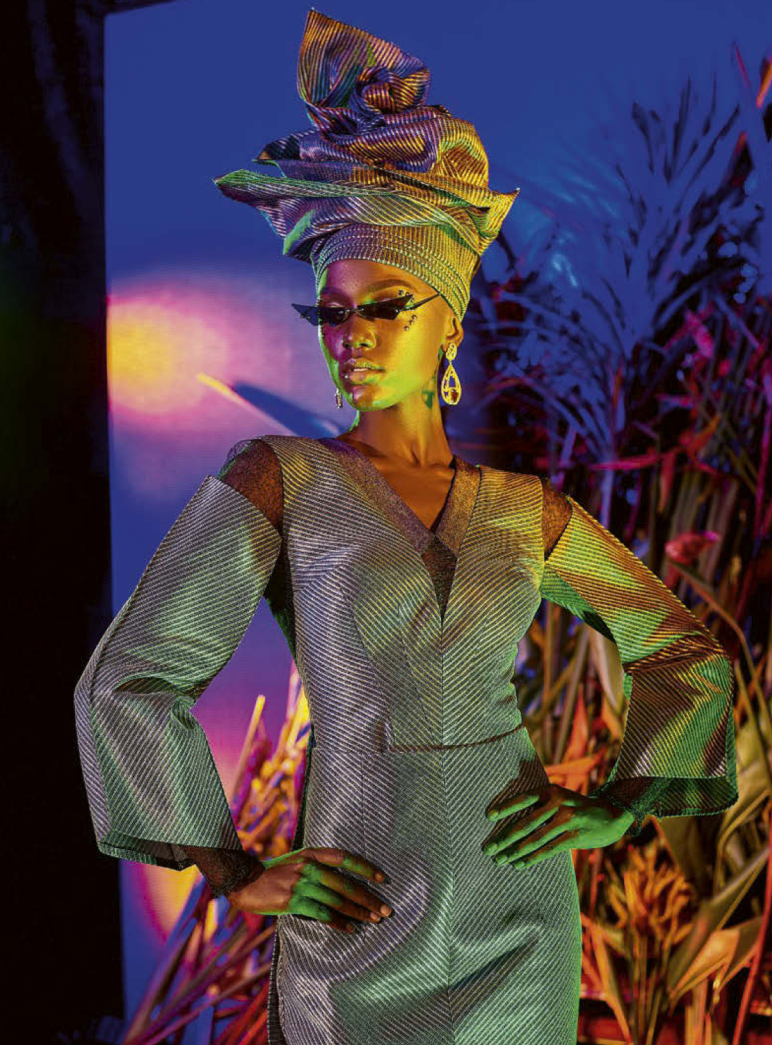 Yana design from Tropical Galactica Surreal collection 2020 by Deola Sagoe - photo 3