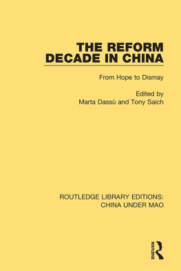 Marta Dassù - The Reform Decade in China: From Hope to Dismay