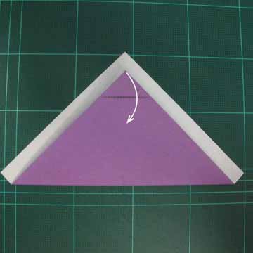 Step 2 Then fold the paper down to show in picture above Step 3 Fold - photo 3