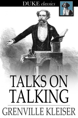 Grenville Kleiser - Talks on Talking