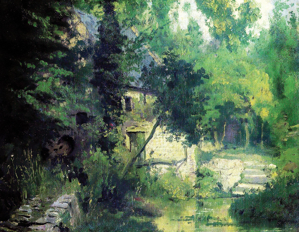 Vasily Polenov Mill Source River Vel 1874 Oil on canvas 24 x 26 cm The - photo 5