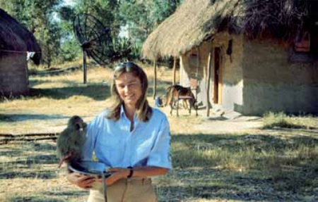 Anne Lill and Chico the monkey that trained her so well When did you last - photo 3