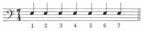 Odd Time Reading Text For All Instruments Rhythmic Studies Designed to Develop Accuracy and Speed in Sight Reading As Applied to Odd Time Signatures - photo 28