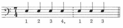 Odd Time Reading Text For All Instruments Rhythmic Studies Designed to Develop Accuracy and Speed in Sight Reading As Applied to Odd Time Signatures - photo 30