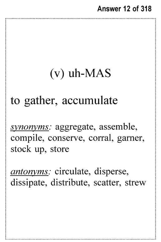 SSAT-ISEE Test Middle School VocabularyExambusters FlashcardsWorkbook 1 of 3 - photo 25