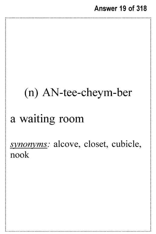 SSAT-ISEE Test Middle School VocabularyExambusters FlashcardsWorkbook 1 of 3 - photo 39