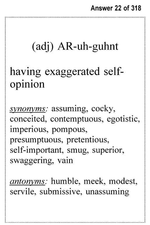 SSAT-ISEE Test Middle School VocabularyExambusters FlashcardsWorkbook 1 of 3 - photo 45