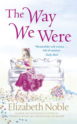 Elizabeth Noble The Way We Were