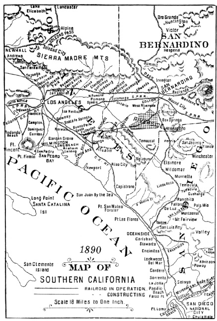 This 1890 map of Southern California shows West Riverside which is what the - photo 4