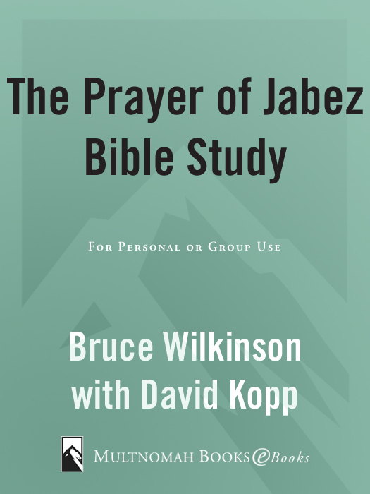 THE PRAYER OF JABEZ BIBLE STUDY published by Multnomah Books 2001 by Ovation - photo 1