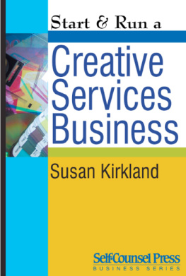 Susan Kirkland - Start & Run a Creative Services Business