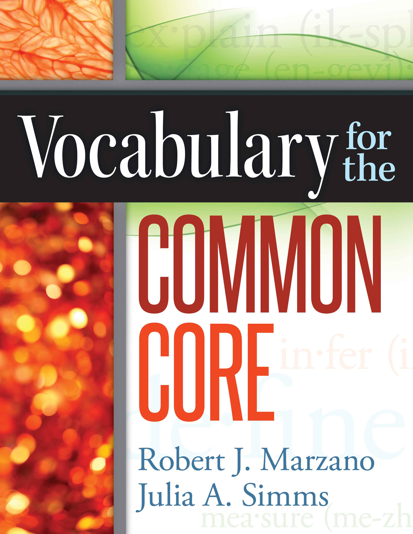 Vocabulary for the COMMON CORE Robert J Marzano Julia A Simms - photo 1