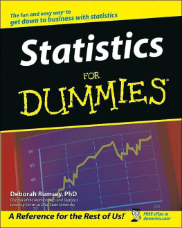 Deborah Jean Rumsey - Statistics for dummies