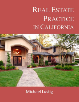 Michael Lustig Real Estate Practice in California
