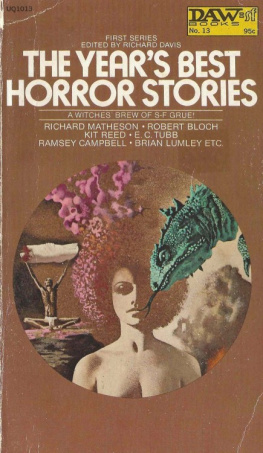 Richard Davis (editor) - The Year’s Best Horror Stories 1