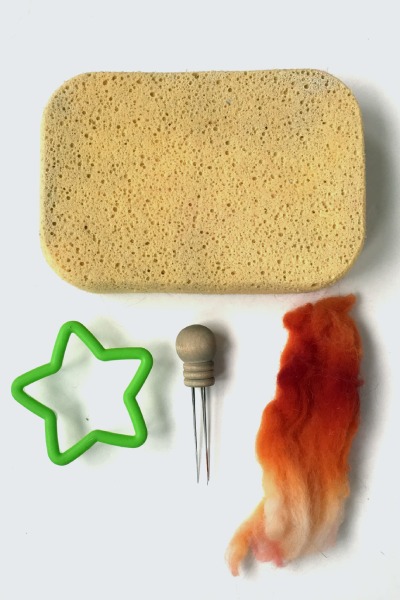 Fundamental Needle Felting Supplies Wool Roving Felting Pad Felt Needle and - photo 6