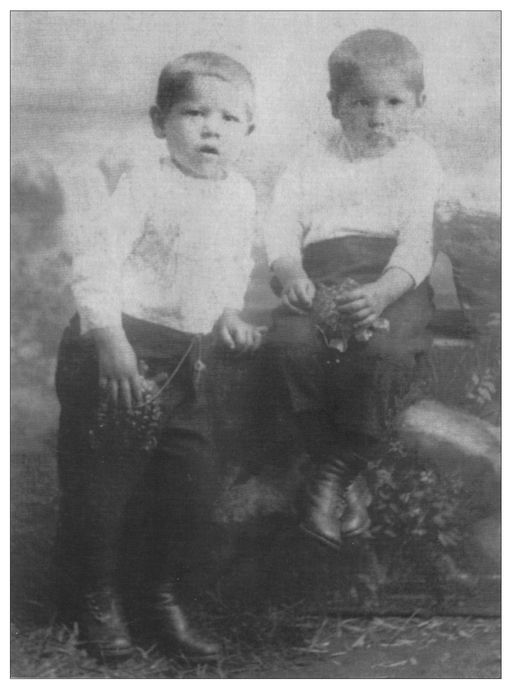 Jim age three with his twin brother Charles Just looking at all those - photo 4