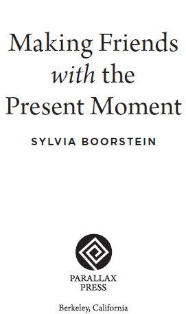 CONTENTS Making Friends with the Present Moment In the Zen Buddhist - photo 1