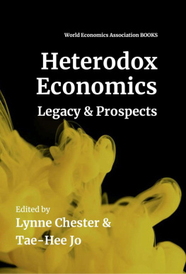 Lynne Chester Heterodox Economics: Legacy and Prospects