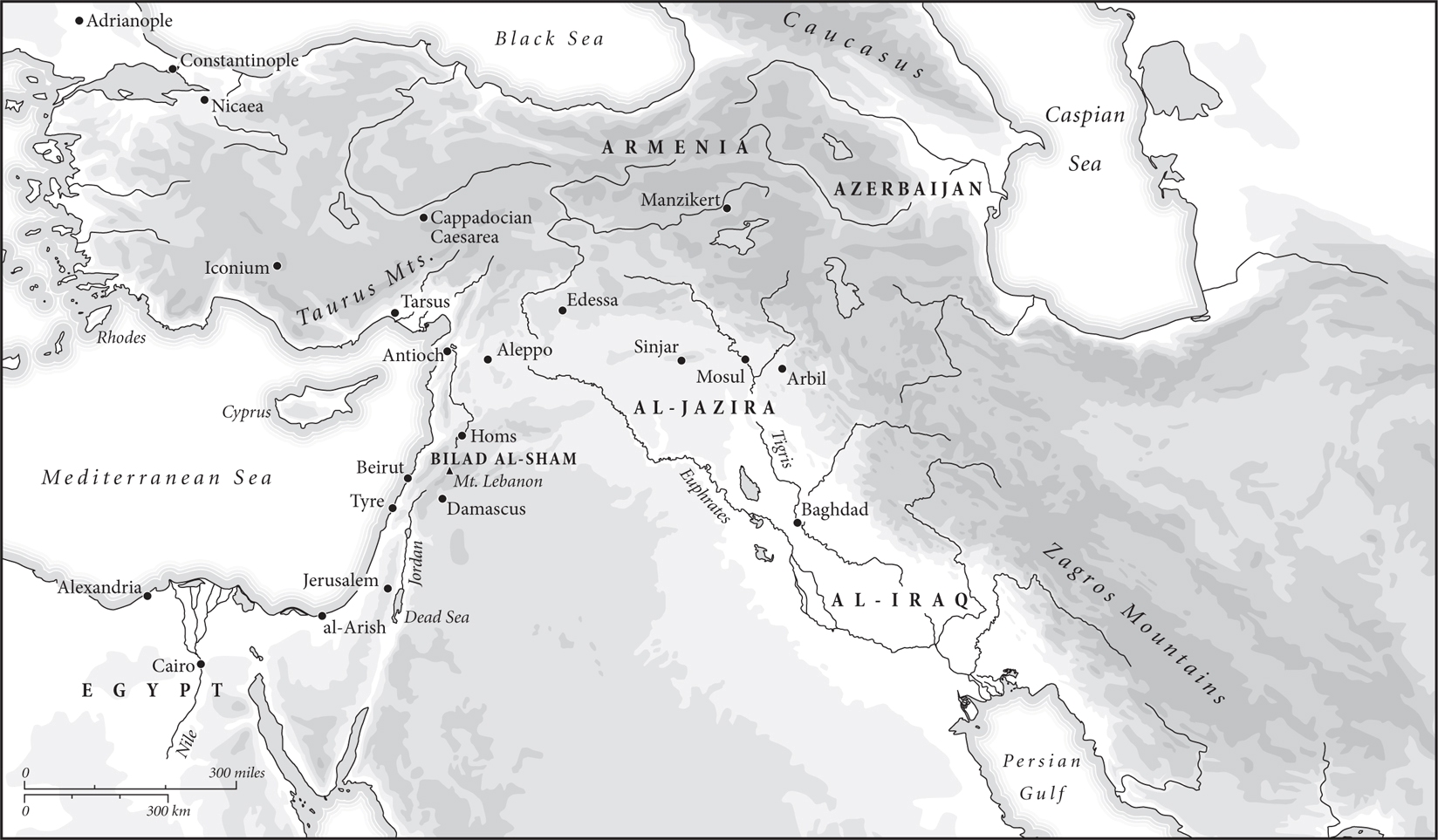 Map 1 The eastern Mediterranean in the Middle Ages Map 2 Jerusalem in the - photo 2