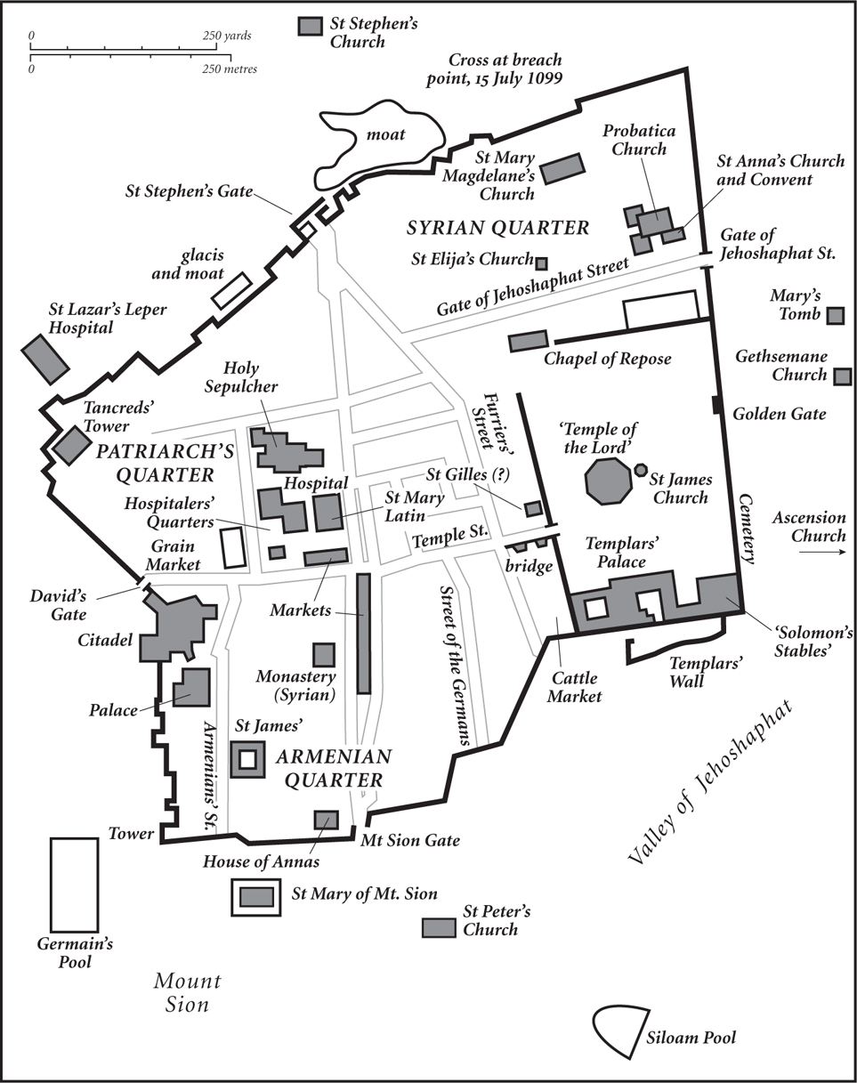 Map 4 Jerusalem in the crusader period Map 5 Jerusalem in the Ayyubid - photo 5