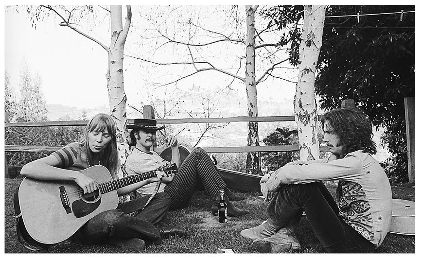 The sixties in the Canyon Joni Mitchell me and Eric Clapton whos fiercely - photo 12