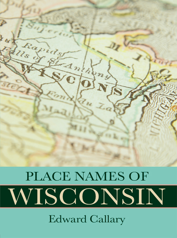 Place Names of Wisconsin - image 1