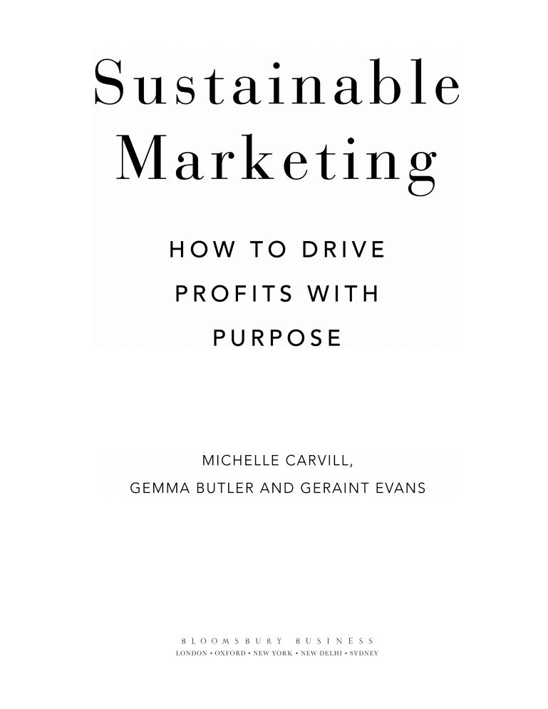 Contents Welcome to Sustainable Marketing We know there are so many other - photo 2