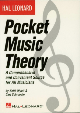Carl Schroeder Hal Leonard Pocket Music Theory (Music Instruction): A Comprehensive and Convenient Source for All Musicians