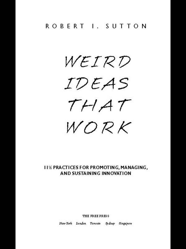 Also by Robert I Sutton THE KNOWING-DOING GAP How Smart Companies Turn - photo 1