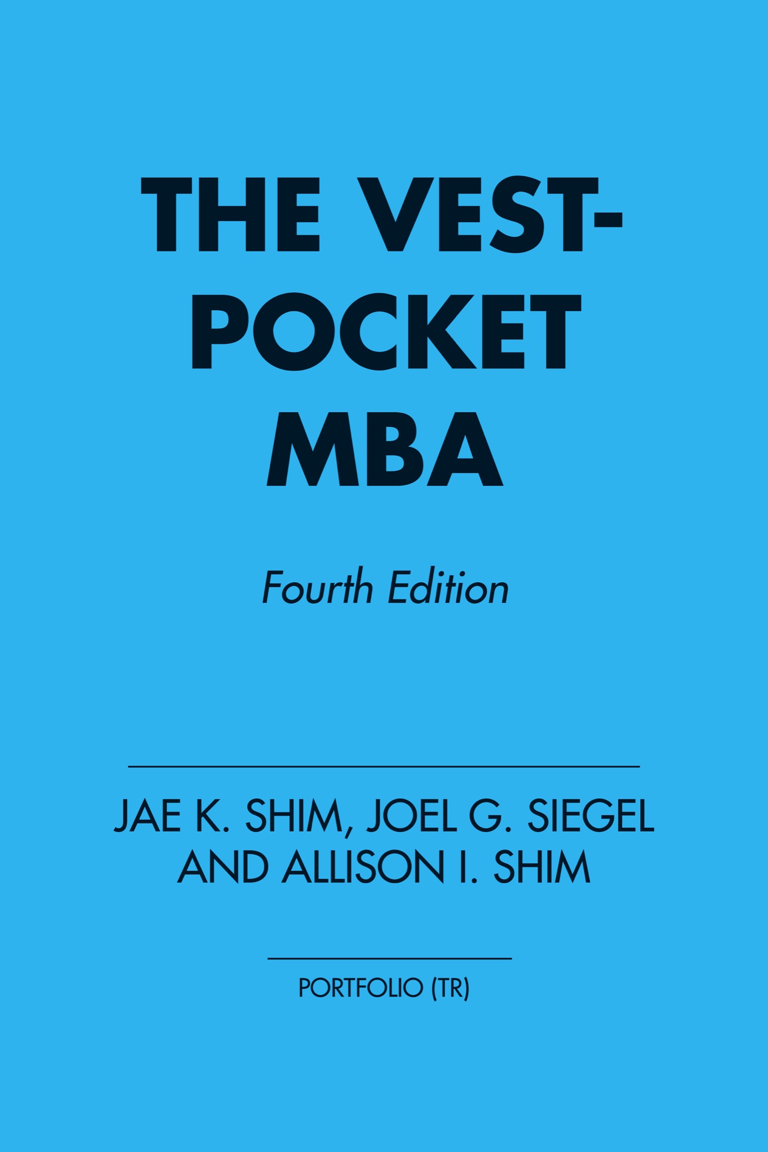 Table of Contents PORTFOLIO PENGUIN THE VEST-POCKET MBA JAE K SHIM - photo 1