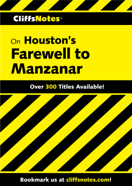 Mei Li Robinson CliffsNotes on Houstons Farewell to Manzanar