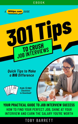 Toby Barrett - 301 Tips to Crush Job Interviews