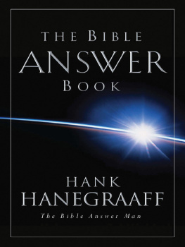 Hank Hanegraaff The Bible Answer Book