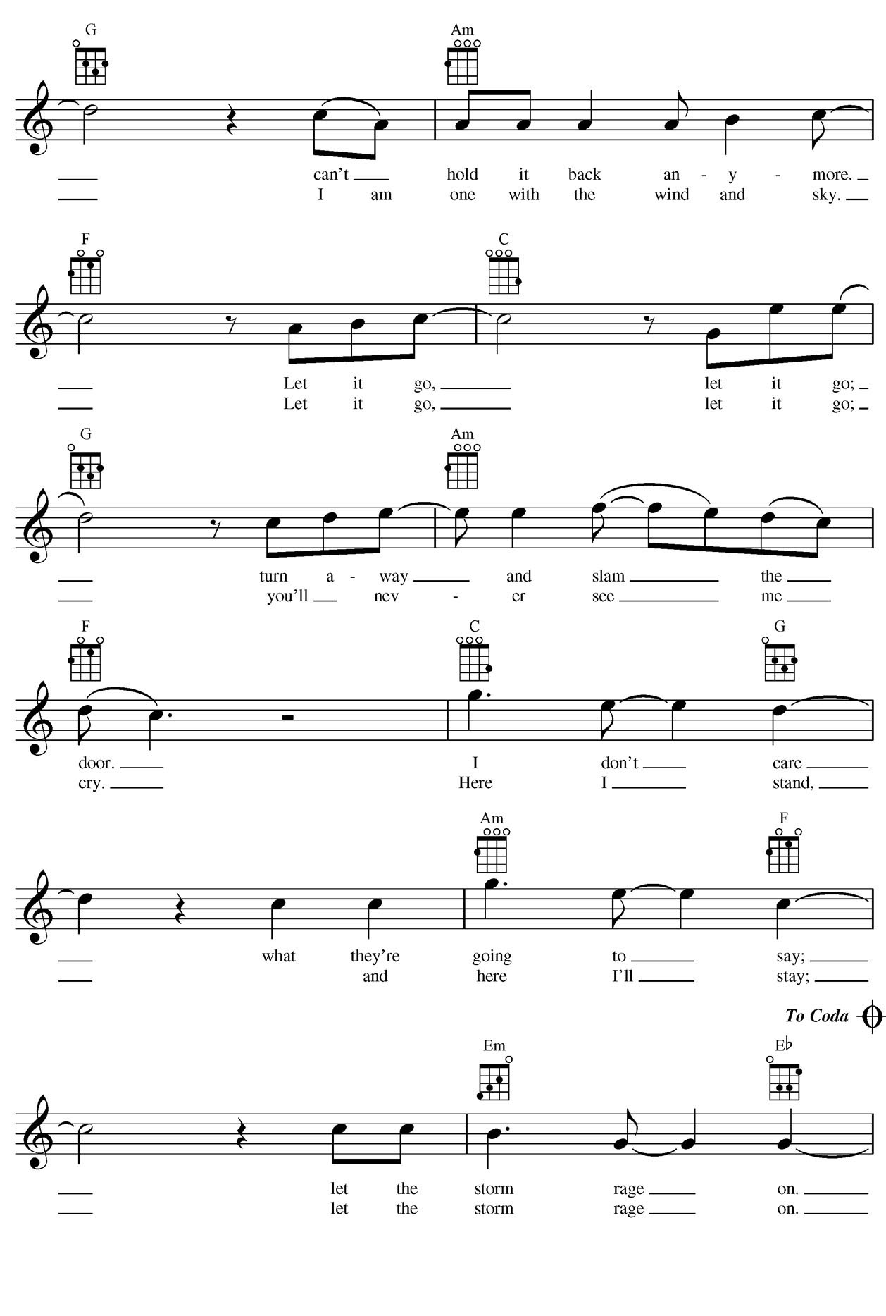 Frozen--Ukulele Songbook Music from the Motion Picture Soundtrack - photo 12