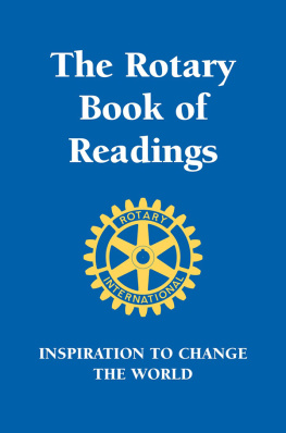 Hobart Rotary Club - Rotary Book of Readings: Inspiration to Change the World