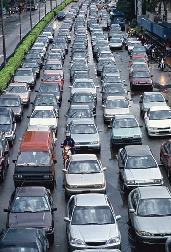 Traffic jams like this are likely to become an increasingly common sight as the - photo 3