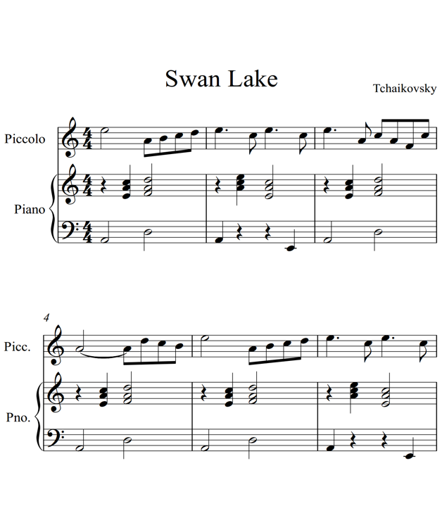 Sheet Music for Piccolo Book 4 - photo 35