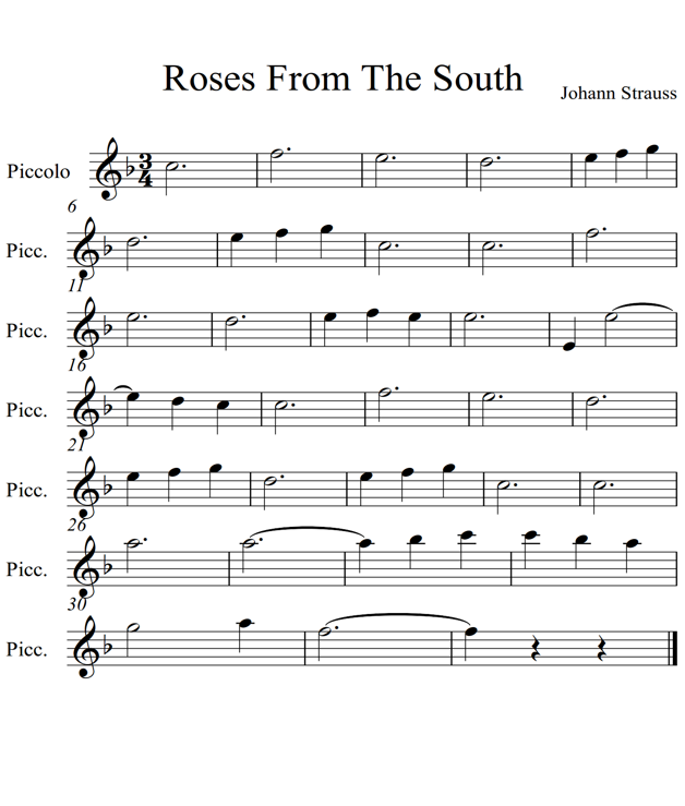 Roses From The South Piccolo Piano - photo 29