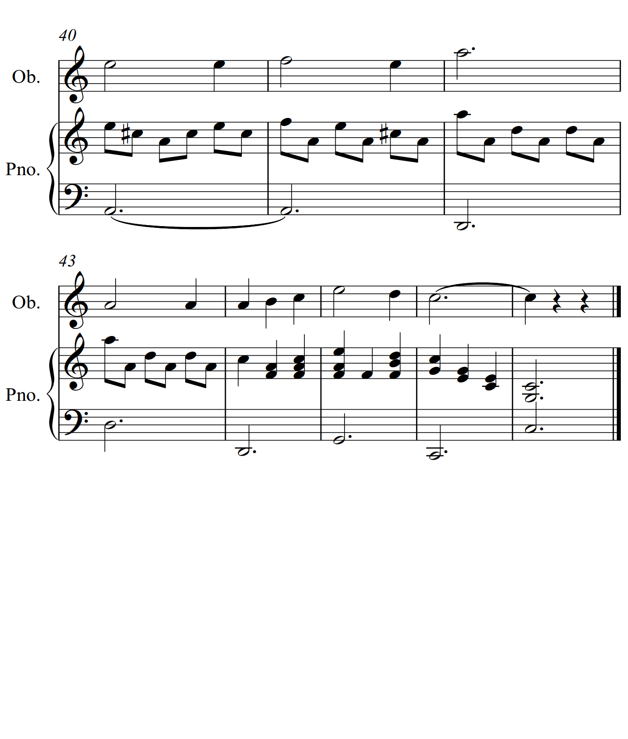 Minuet in G Major Oboe Minuet in G Major Oboe Piano - photo 14
