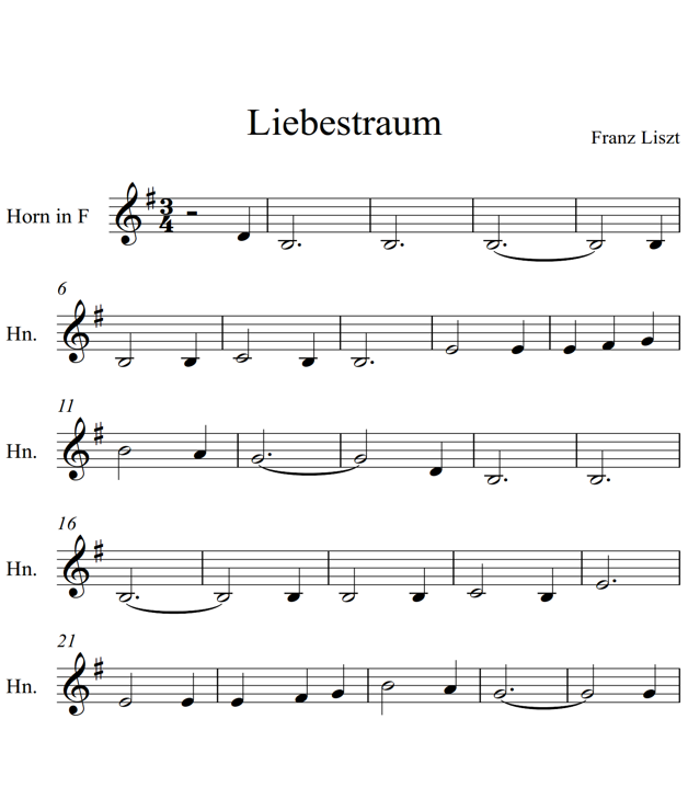 Liebestraum French Horn Piano - photo 9