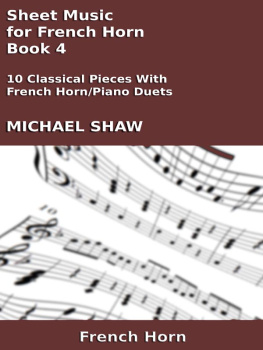 Michael Shaw Sheet Music for French Horn: Book 4