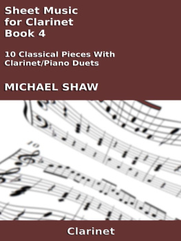 Michael Shaw Sheet Music for Clarinet: Book 4