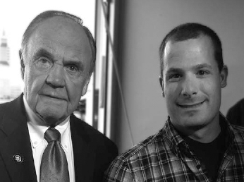 Dick Enberg is seen here with author Matt Lupica in a photo taken inside the - photo 4